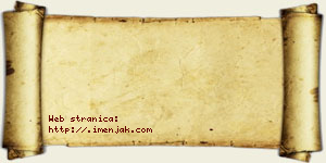 Angelina Bakočević vizit kartica